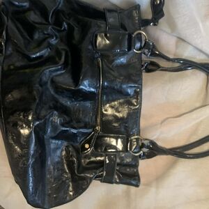 Coach Gallery Black Patent Leather Tote Bag